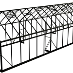 Greenhouse 10ft x 32ft Polycarbonate