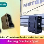 Awning Brackets / Pair Motop Accessories