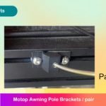 Motop front awning pole brackets Motop Accessories